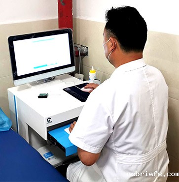 超声波骨密度测量仪走进吕梁市中医医院